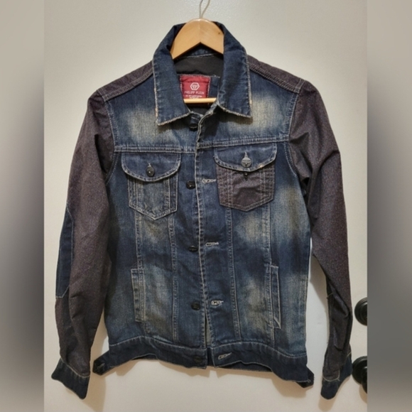 Philipp Plein Other - Philipp Plein Blue Denim Jacket Size M Run Small Fits Like A Size Small.